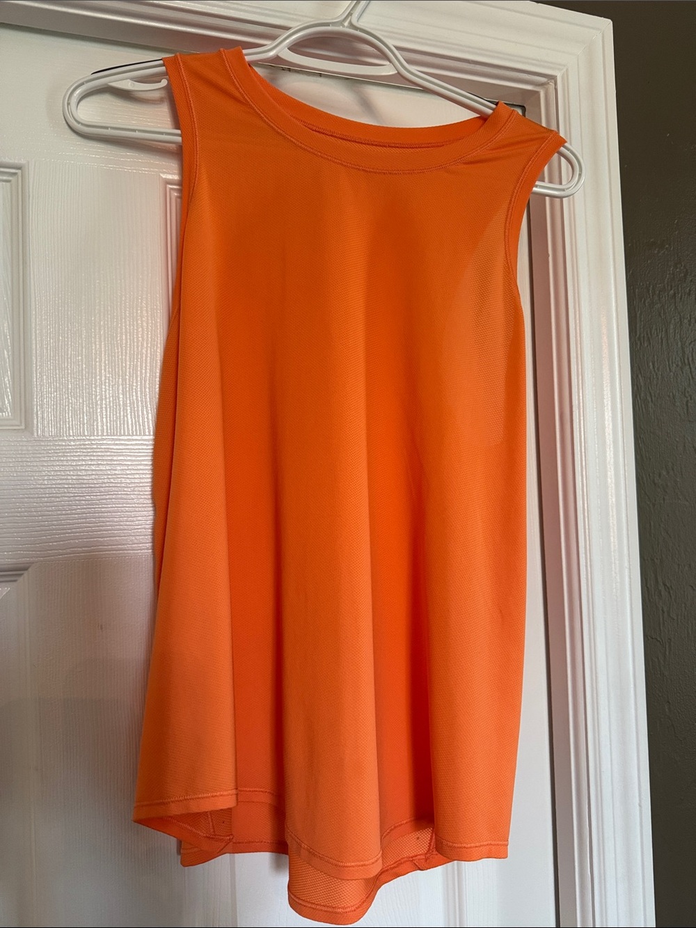 lululemon athletica Orange Sleeveless Tank Top